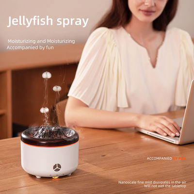 12W Noir Blanc Couleur 3D Flamme 2.0 Ultrasons Volcan Diffuseur d'Arôme Humidificateur 2023