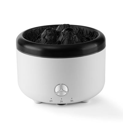 12W Noir Blanc Couleur 3D Flamme 2.0 Ultrasons Volcan Diffuseur d'Arôme Humidificateur 2023