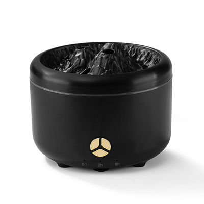 12W Noir Blanc Couleur 3D Flamme 2.0 Ultrasons Volcan Diffuseur d'Arôme Humidificateur 2023