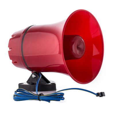Carte mémoire prise en charge 12V Sirène de voiture Mégaphone haut-parleur Amplificateur avec source d'alimentation en courant continu