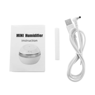 3W Portable 130ml Grain de bois mini ultrasonique atomiseur USB Humidificateur d'air