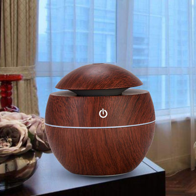 Autres fonctions Portable Mini Ultrasons USB 130ML Humidificateur de grains de bois avec lumière LED