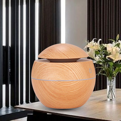 Autres fonctions Portable Mini Ultrasons USB 130ML Humidificateur de grains de bois avec lumière LED