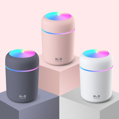 Mini refroidisseur d'air portable 5V avec lumière LED de changement de couleur et humidification par ultrasons