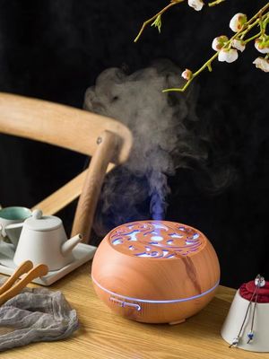 Humidificateur de grains de bois 2022 Diffuseur d'huile aromatique à grande capacité et style vintage
