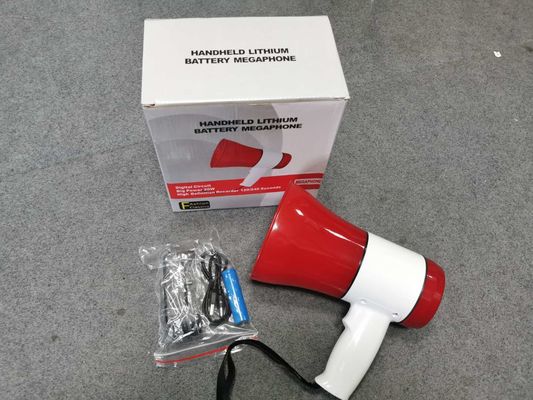 619U BT Mégaphone portable sans fil Bluetooth avec support USB et microphone intégré