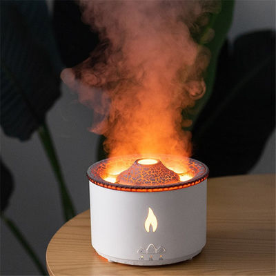 Arôme et humidification ménagers avec diffuseur de feu volcanique à huile essentielle à flamme 3D