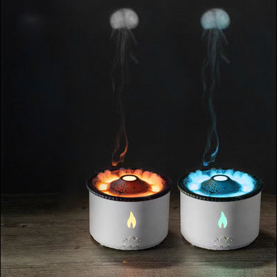 Arôme et humidification ménagers avec diffuseur de feu volcanique à huile essentielle à flamme 3D