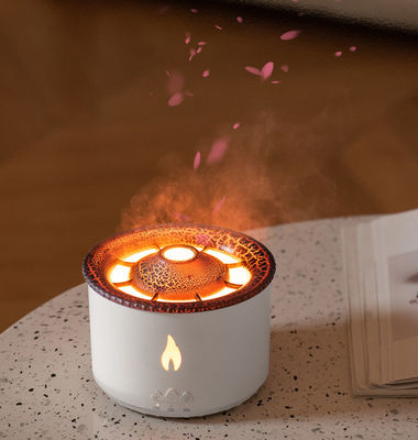 Arôme et humidification ménagers avec diffuseur de feu volcanique à huile essentielle à flamme 3D