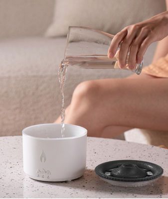 Arôme et humidification ménagers avec diffuseur de feu volcanique à huile essentielle à flamme 3D