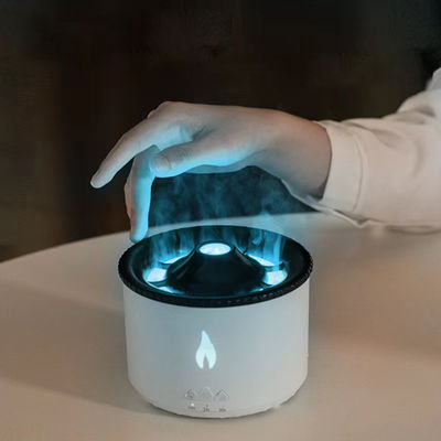 350ml Capacité 3D effet de flamme Volcan Humidificateur d'air Diffuseur d'arôme pour parfum à domicile