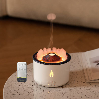 Puissance de 12W 2023 Amaz 24V Vaporisateur de volcan à ultrasons Diffuseur d'arôme Humidificateur 3D Flamme