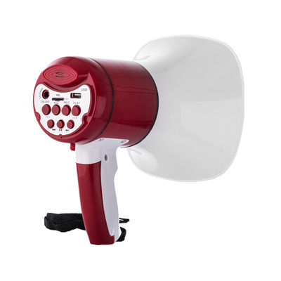 Mégaphone en plastique rechargeable de 15 W avec entrée optique et écran d'affichage de communication
