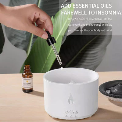 Découvrez la différence avec un humidificateur volcanique à ultrasons à flamme 3D