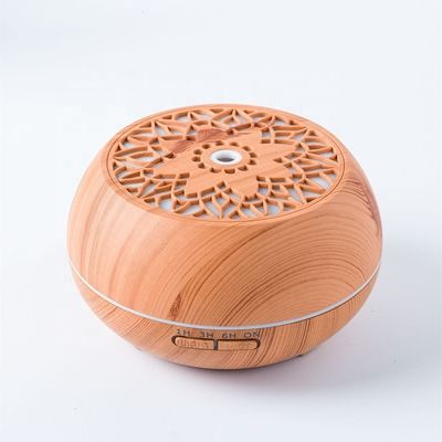 550 ml Modificateur de couleur bois LED humectateur d'huile essentielle diffuseur d'arôme 24V Capacité&gt; 200 ml