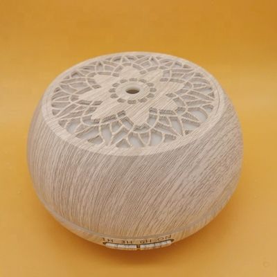 550 ml Modificateur de couleur bois LED humectateur d'huile essentielle diffuseur d'arôme 24V Capacité&gt; 200 ml