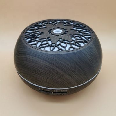 550 ml Modificateur de couleur bois LED humectateur d'huile essentielle diffuseur d'arôme 24V Capacité&gt; 200 ml