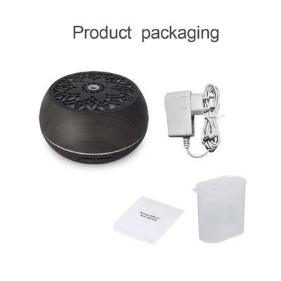 550 ml Modificateur de couleur bois LED humectateur d'huile essentielle diffuseur d'arôme 24V Capacité&gt; 200 ml