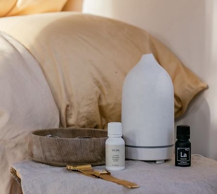Diffuseur d'arôme en céramique de pierre à ultrasons de 100 ml avec fonction de chronométrage