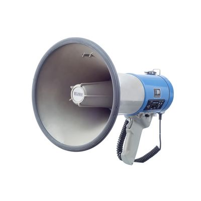 Mégaphone haute puissance à pleine portée audio crossover pour les adresses publiques Alarme de sécurité 50W